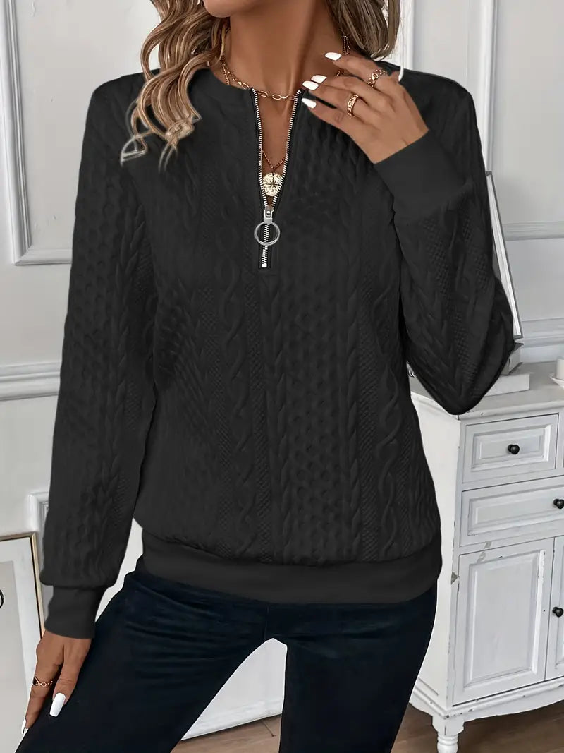 Mune | Elegant Sweater with Zipper