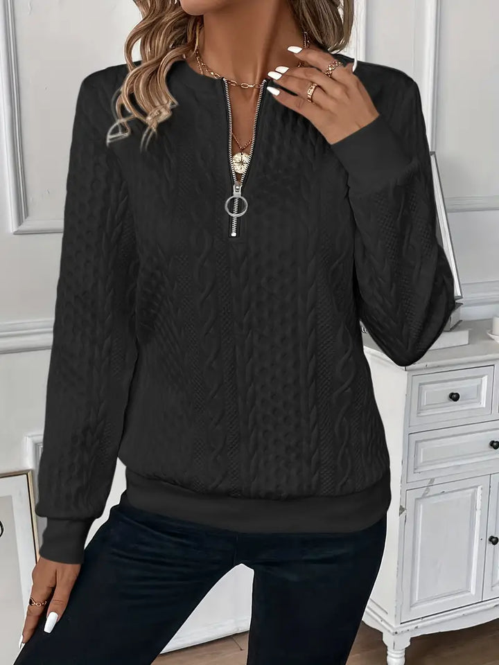 Mune | Elegant Zipper Sweater for Comfort and Style