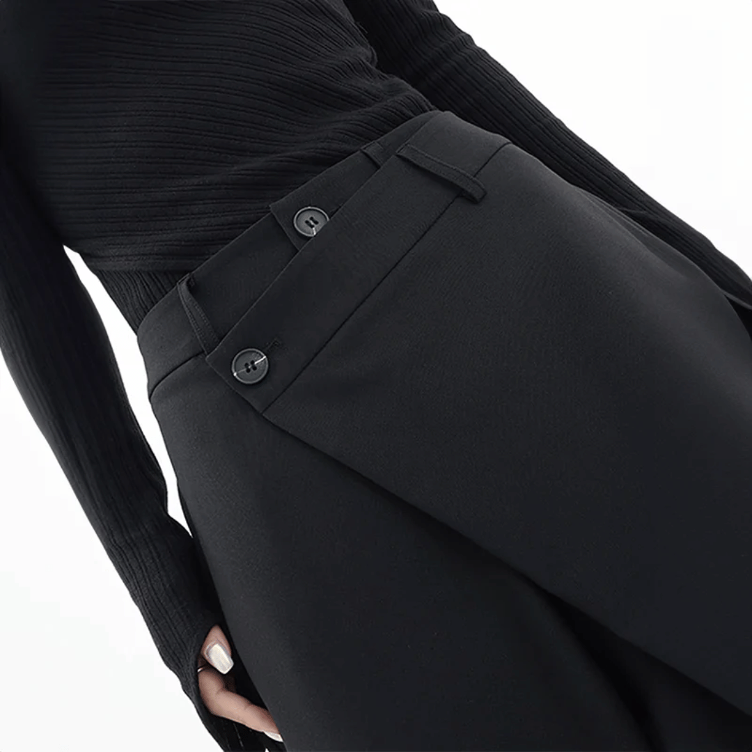 Mune | Wide-Leg Pants - Asymmetrical & Luxurious Wide-Leg by Isabella Vionnet