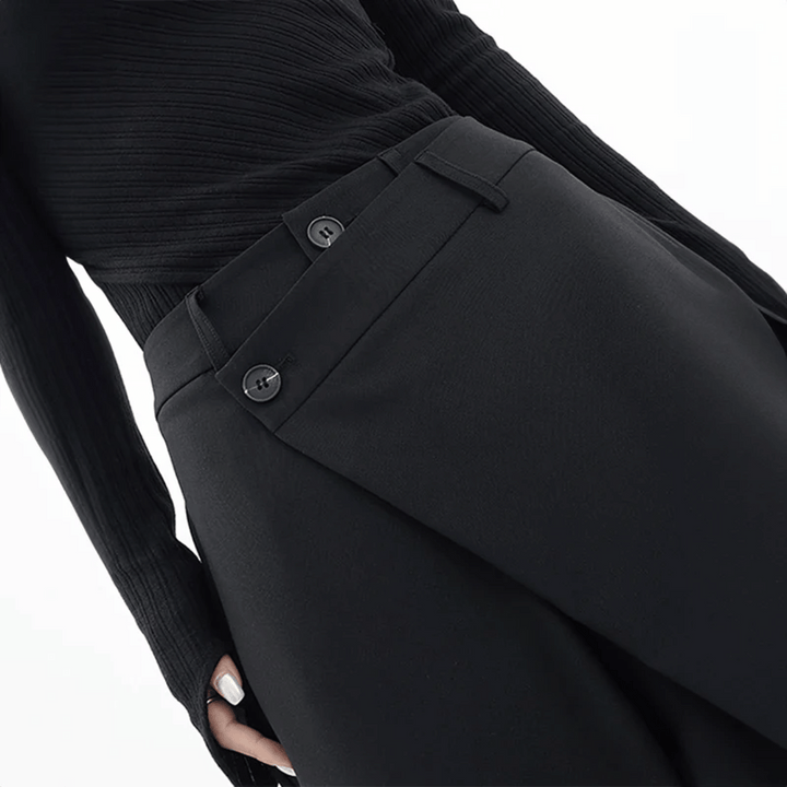 Mune | Wide-Leg Pants - Asymmetrical & Luxurious Wide-Leg by Isabella Vionnet