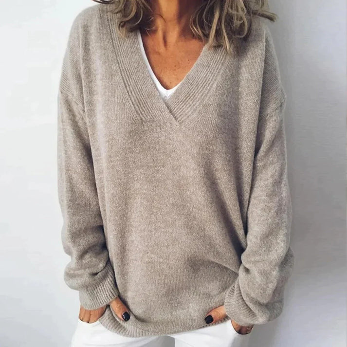Mune | Sweater with V-neck for women