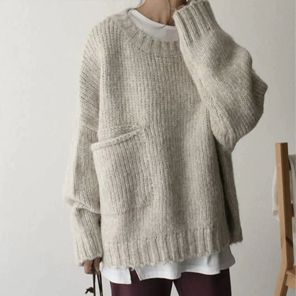Mune | Oversized comfortable pullover with pocket