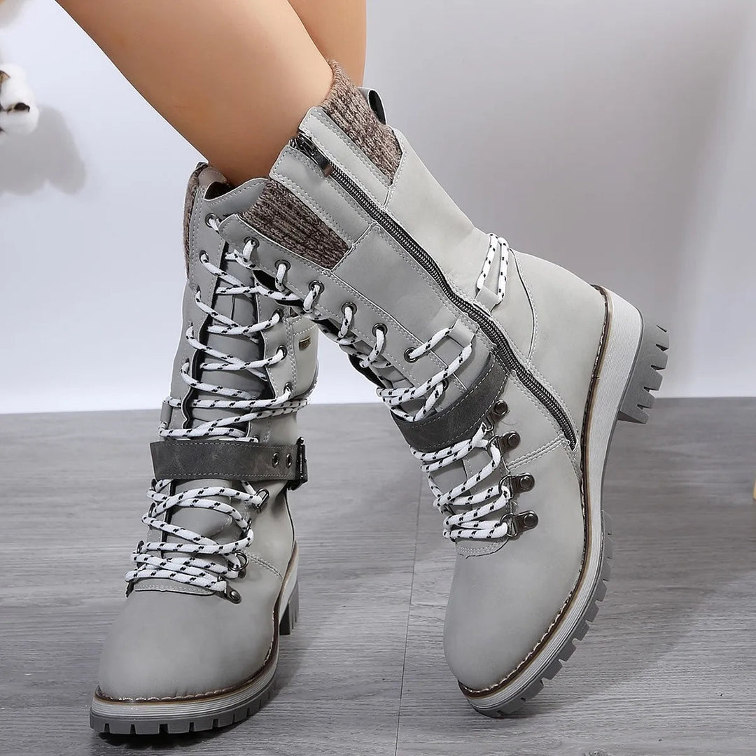 Mune | Warm Cotton High Snow Boots