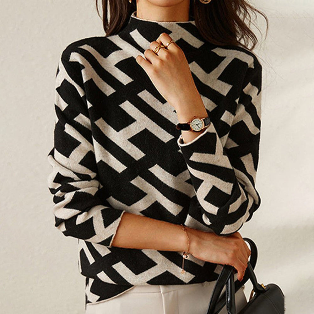 Mune | Comfortable and beautiful geometric shaped sweater