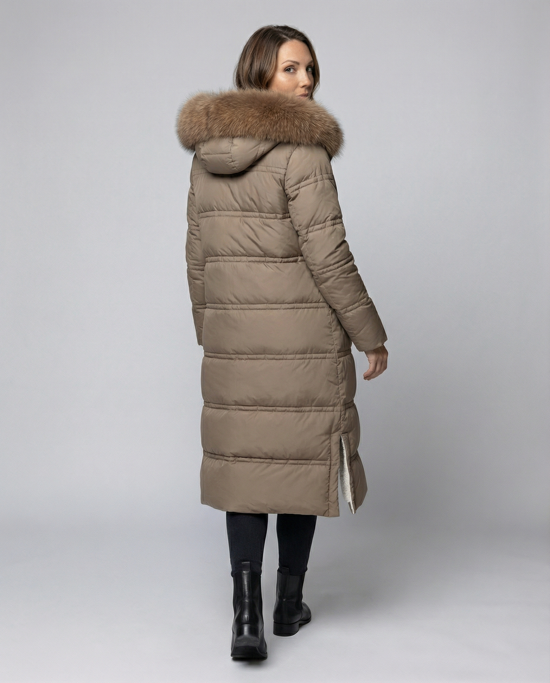 Long padded coat women winter