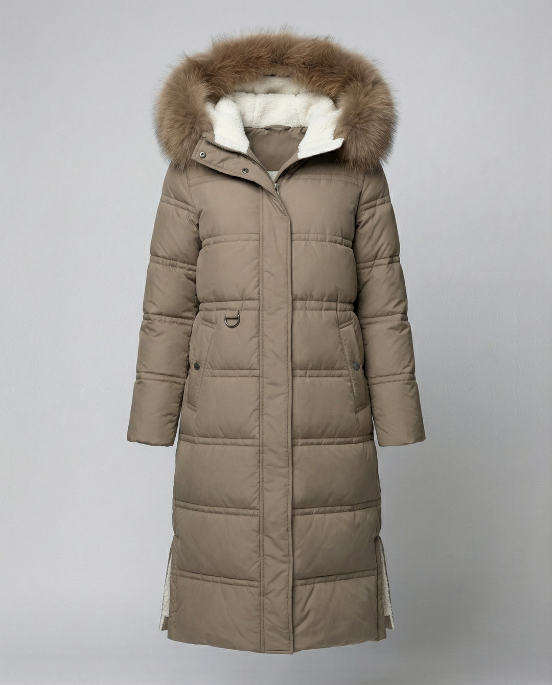 Long padded coat women winter