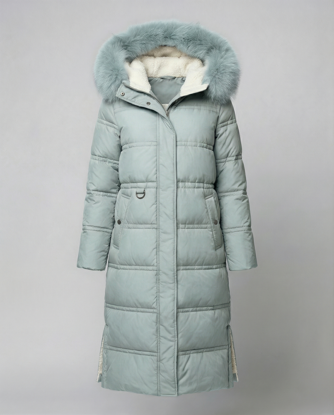 Long padded coat women winter