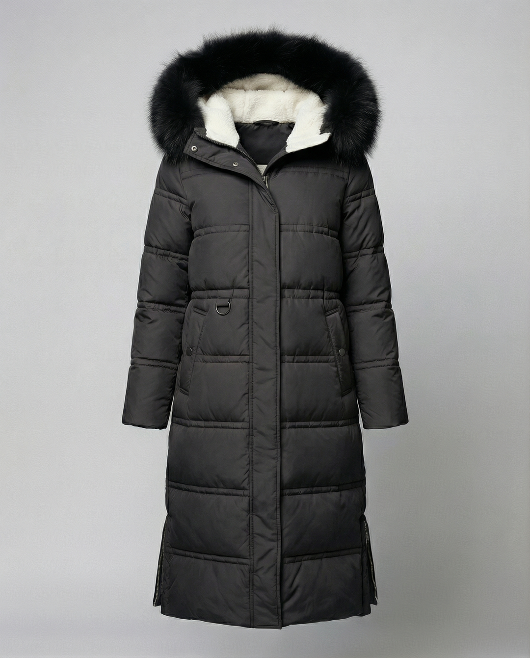 Long padded coat women winter