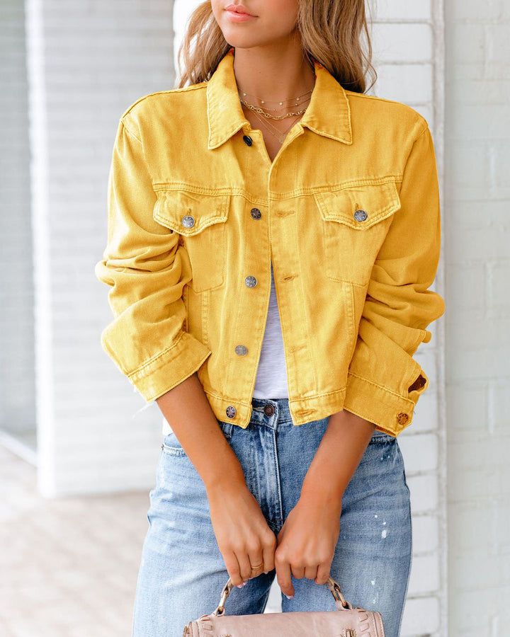 Mune Fashion | Casual Denim Jacket with Pockets for Women