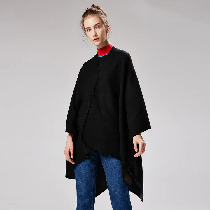Mune | Warmer Poncho with Flowing Cut