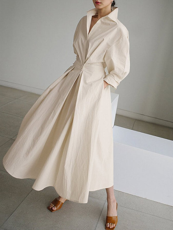 Mune | Elegant Shirt Dress with Buttons