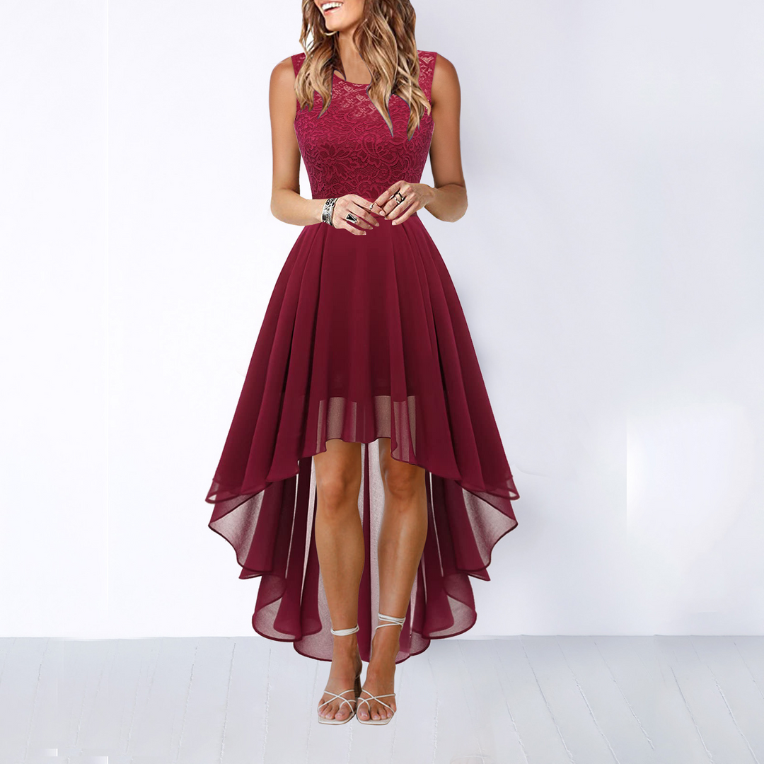 Women Wedding Guest High Low Dress