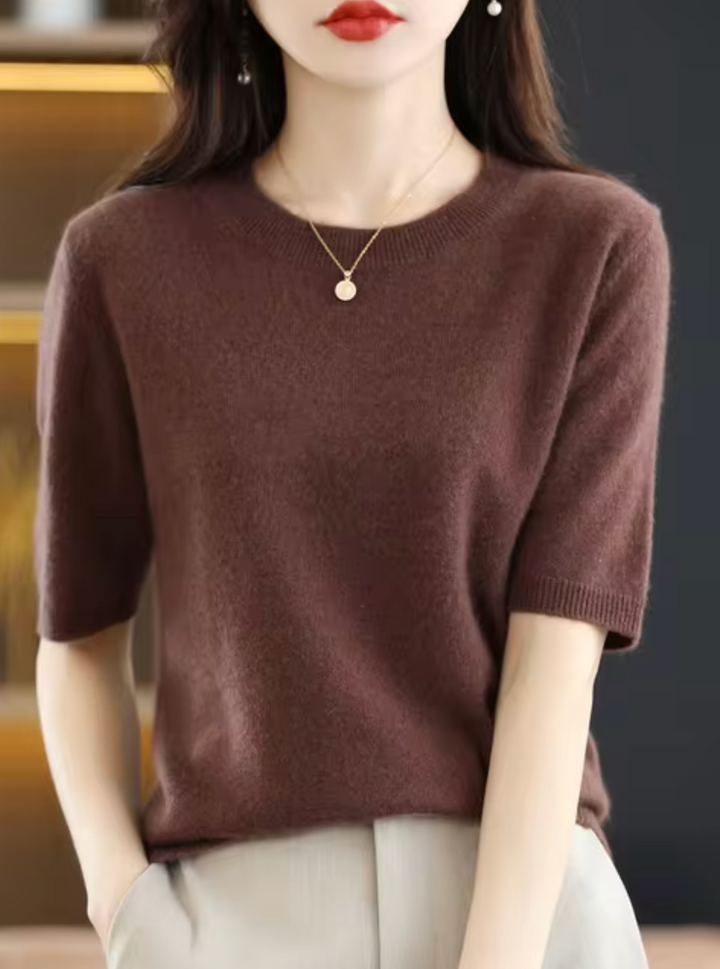 Mune | Short Sleeve Wool Sweater