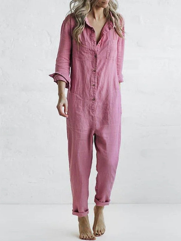 Long-sleeved jumpsuit