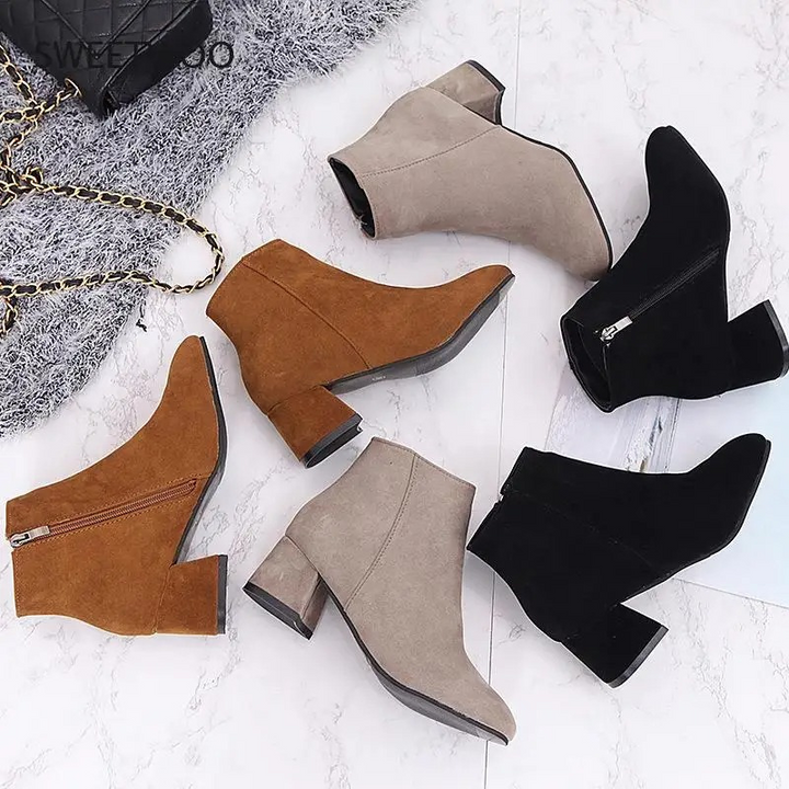 Mune | Modern Wild Ankle Boots with Comfortable Heel Women's Ankle Boots