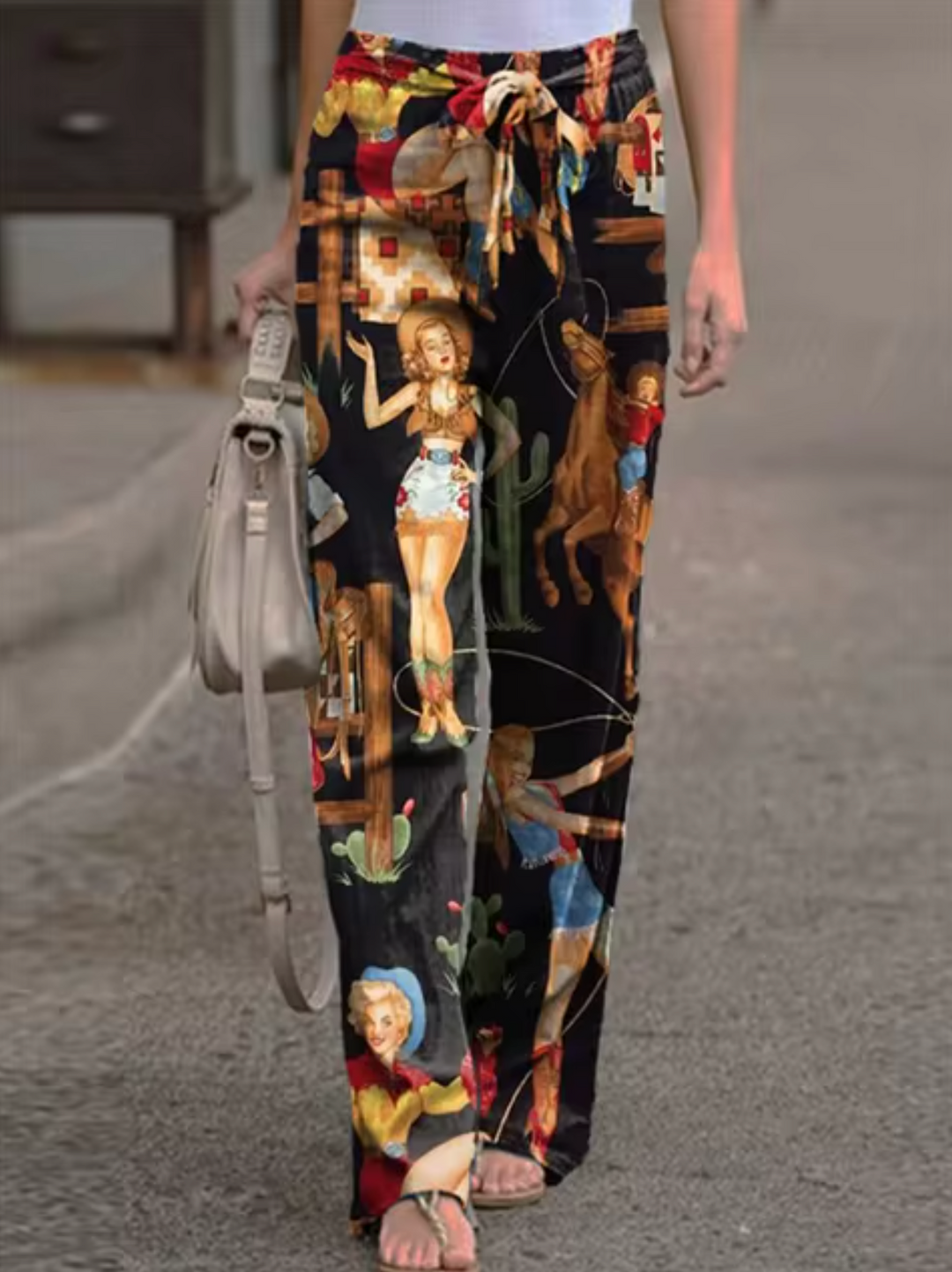 Mune | Printed Cotton Jeans