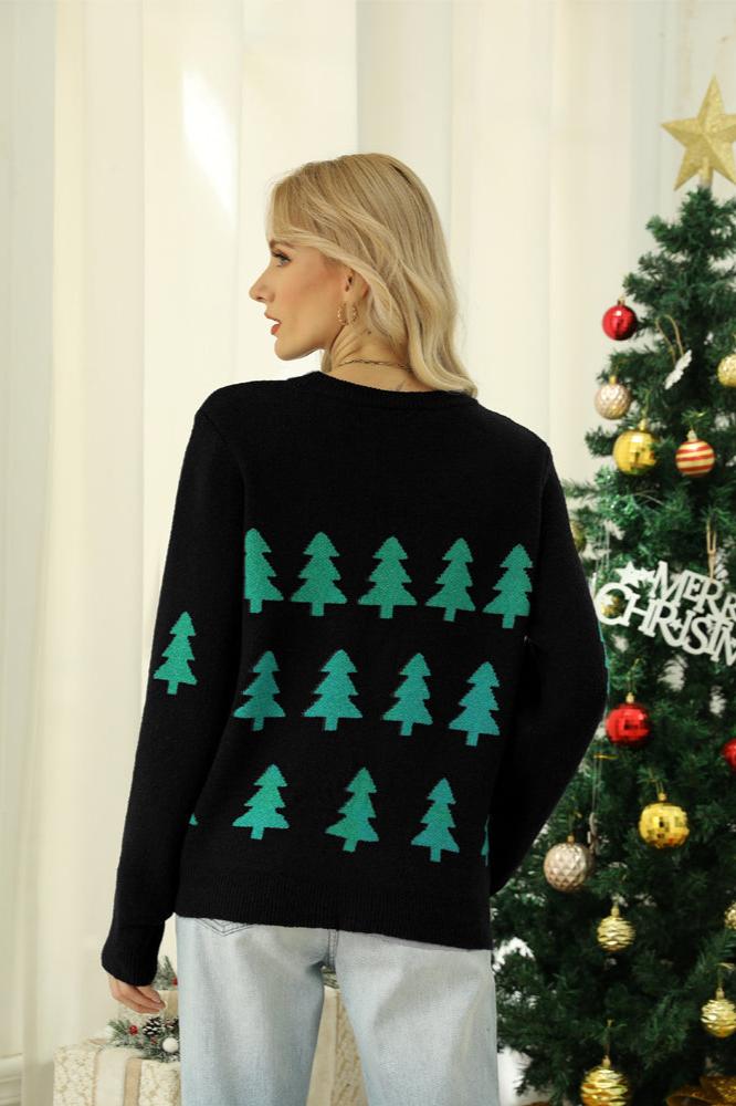 Mune | Sparkling Sequin Christmas Tree Knitted Sweater