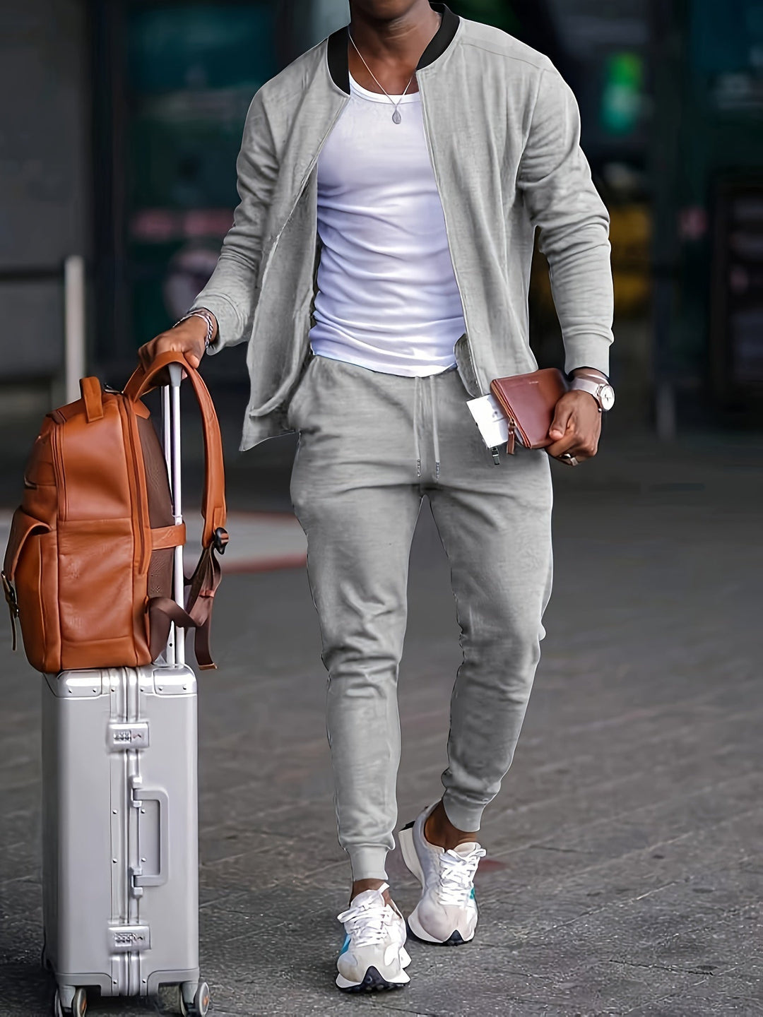 Mune Fashion | Men's Casual Two-Piece Travel Set for Men Comfortable