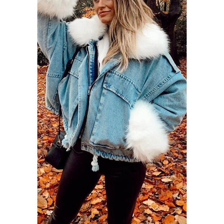 Mune | Winter Jacket Made Of Denim for Women