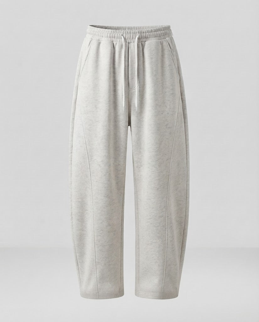 Men's Loose Relaxed Lounge Jogging Pants with Drawstring Waist and Flowing Palazzo Cut Mune Fashion
