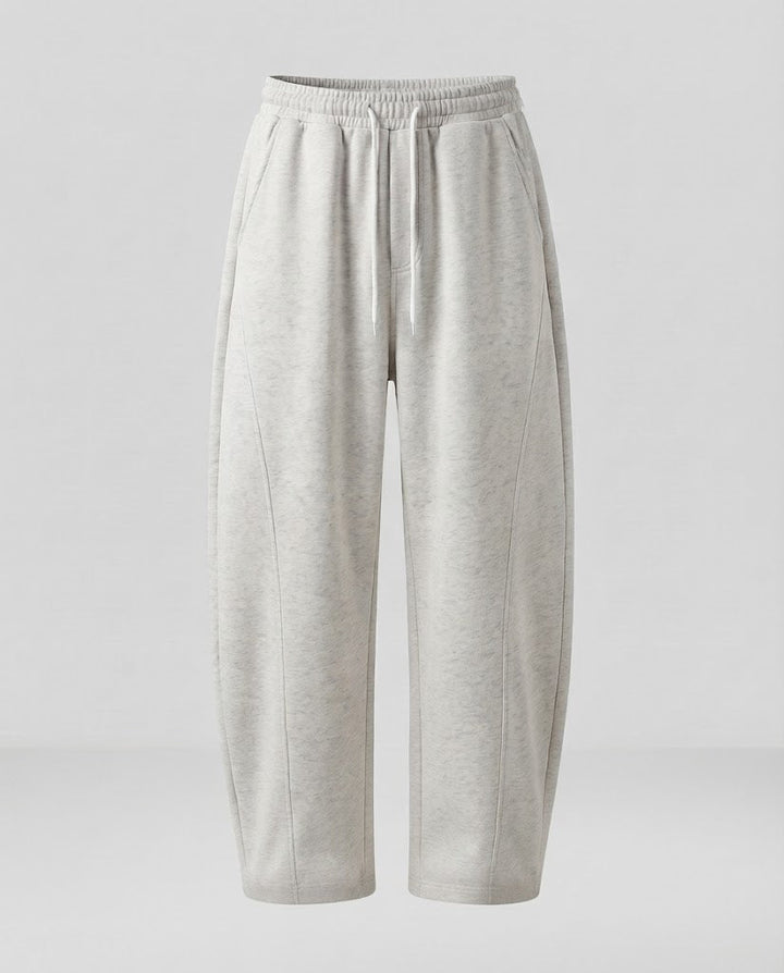Men's Loose Relaxed Lounge Jogging Pants with Drawstring Waist and Flowing Palazzo Cut Mune Fashion