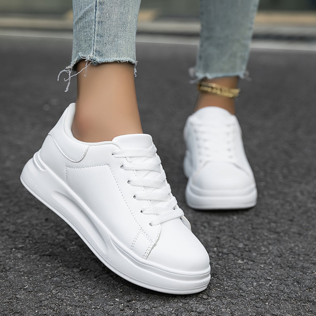 Mune Fashion | Clean White sneakers for Women, White