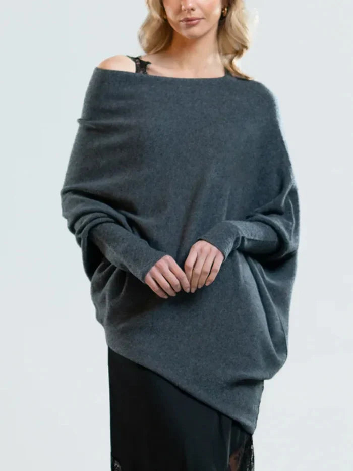 Mune | Asymmetrical Draped Sweater