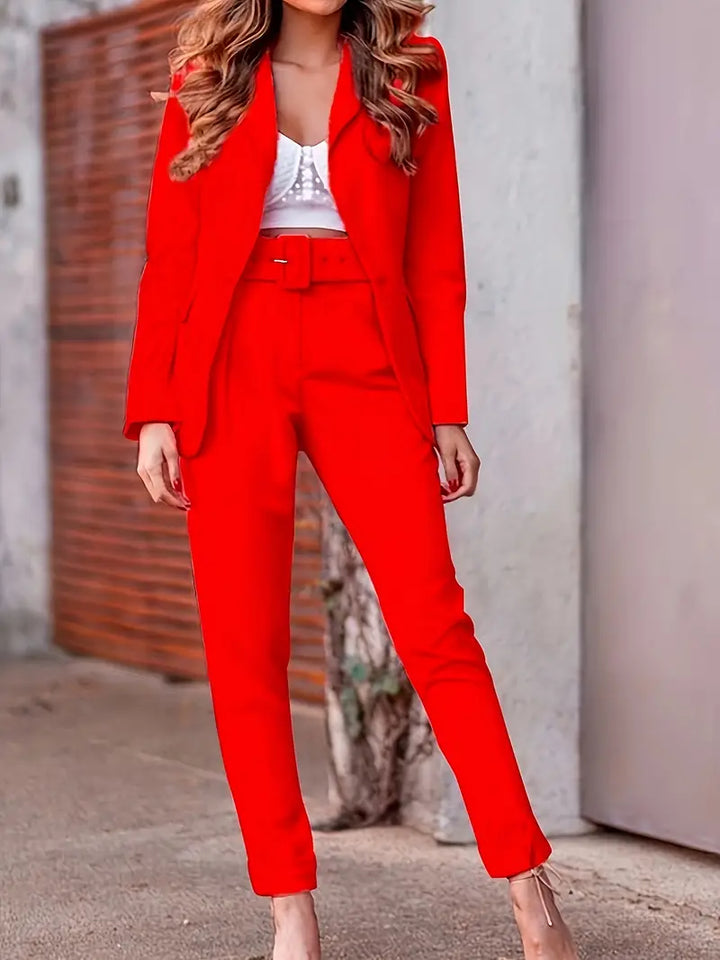 Mune | Elegant set with open blazer and pants