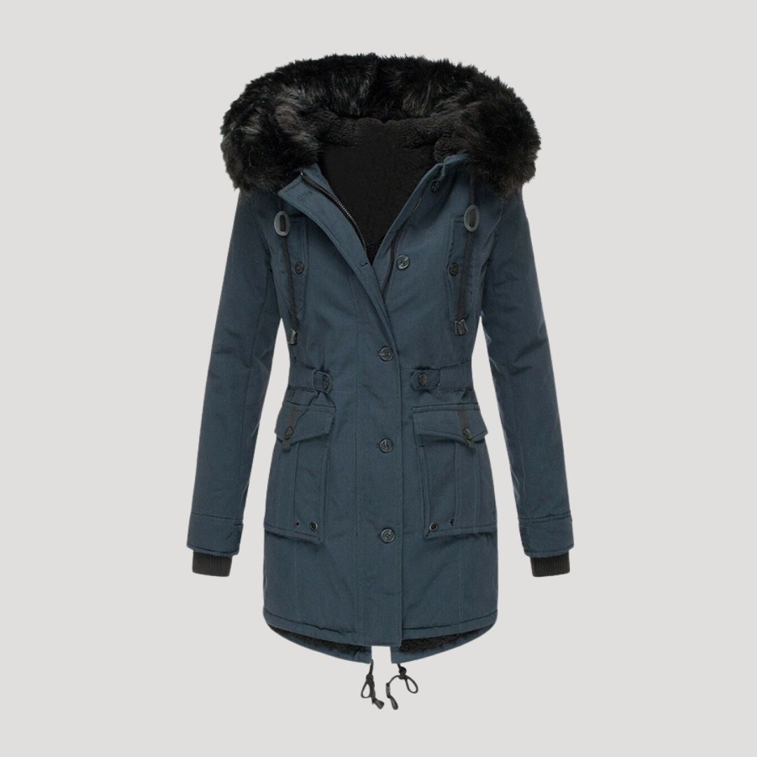Mune | Women's waterproof winter parka with faux fur hood