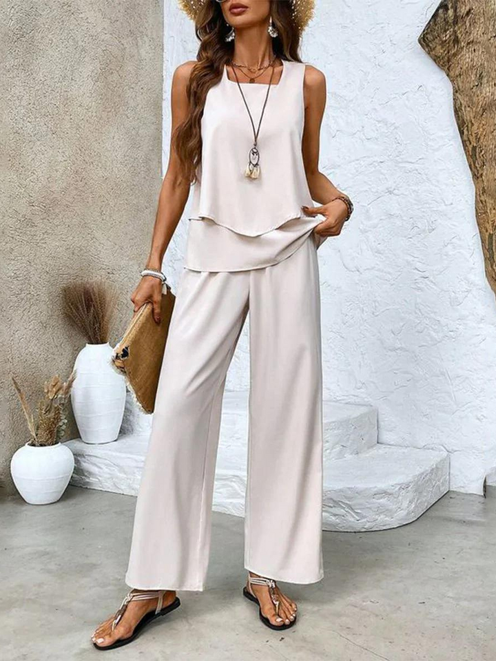 Elegant Two-Piece Summer Set