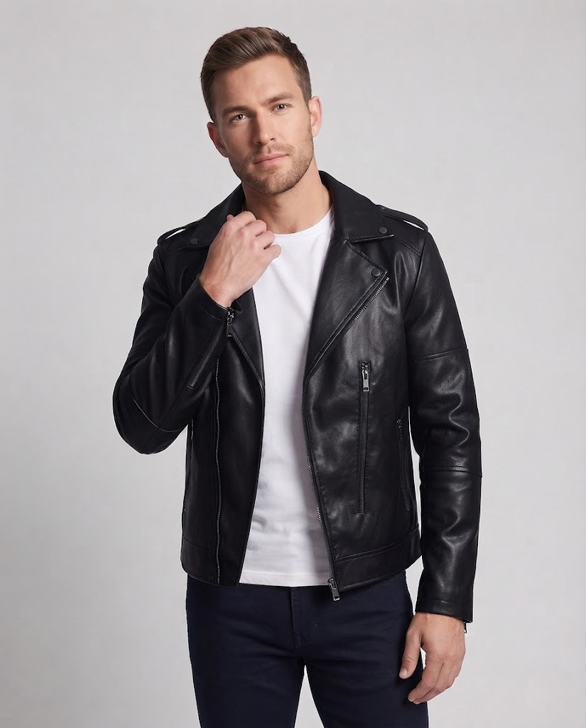Men's Fashion Biker Jacket Mune Fashion