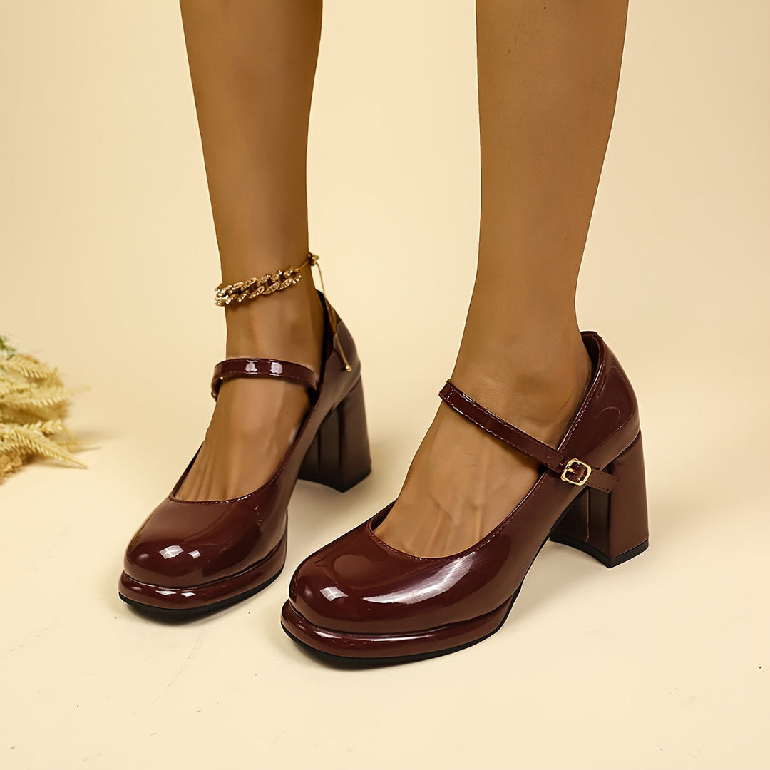 Mune Fashion | Stylish Waterproof Mary Jane Pumps