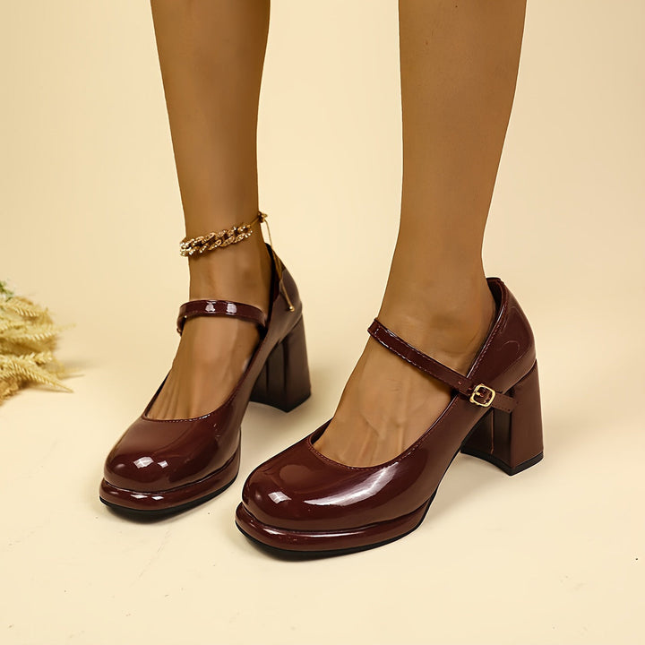 Mune Fashion | Stylish Waterproof Mary Jane Pumps
