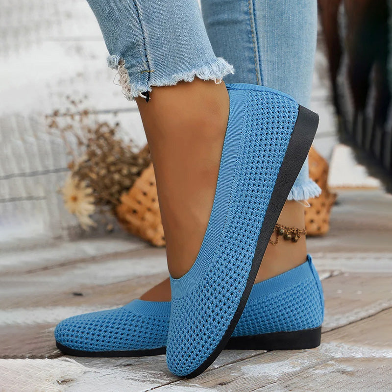 Casual Breathable Flat Shoes Mune Fashion