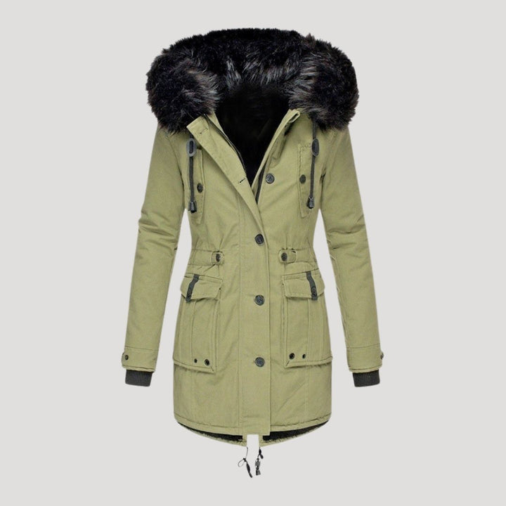 Mune | Women's waterproof winter parka with faux fur hood