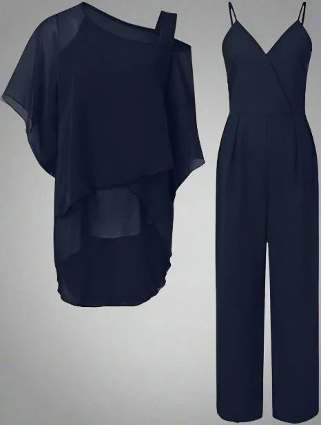 Mune | Luxury Chiffon Set for Elegant Evenings