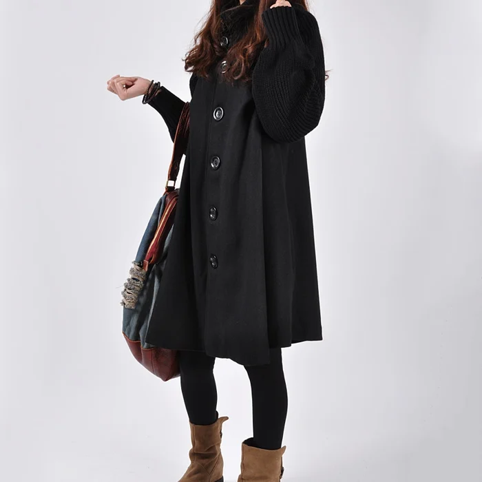 Mune | Long coat in plus sizes