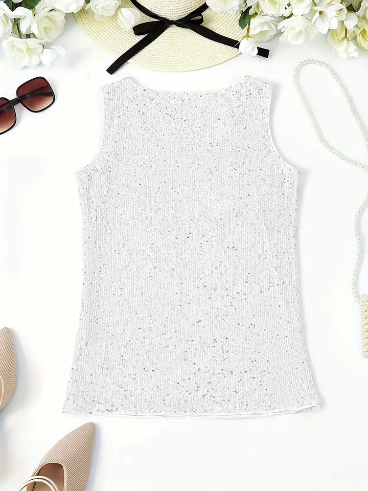 Mune Fashion | Sleeveless Top with Sequins