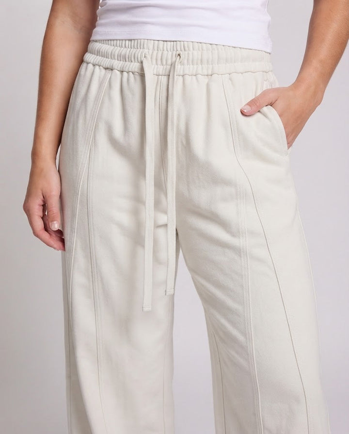 Women Elegant and Wide Fabric Pants Mune Fashion