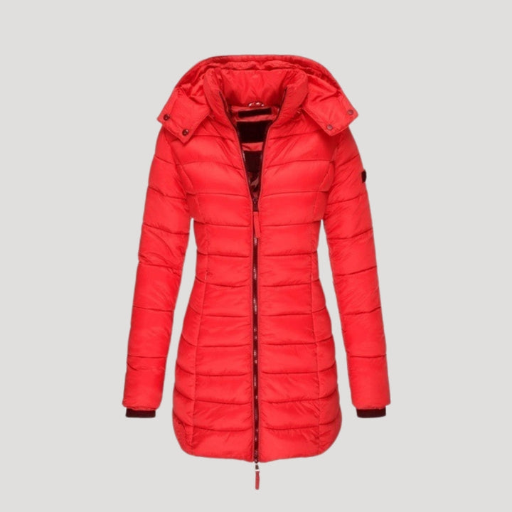 Mune | Women's long padded winter coat with hood puffer jacket