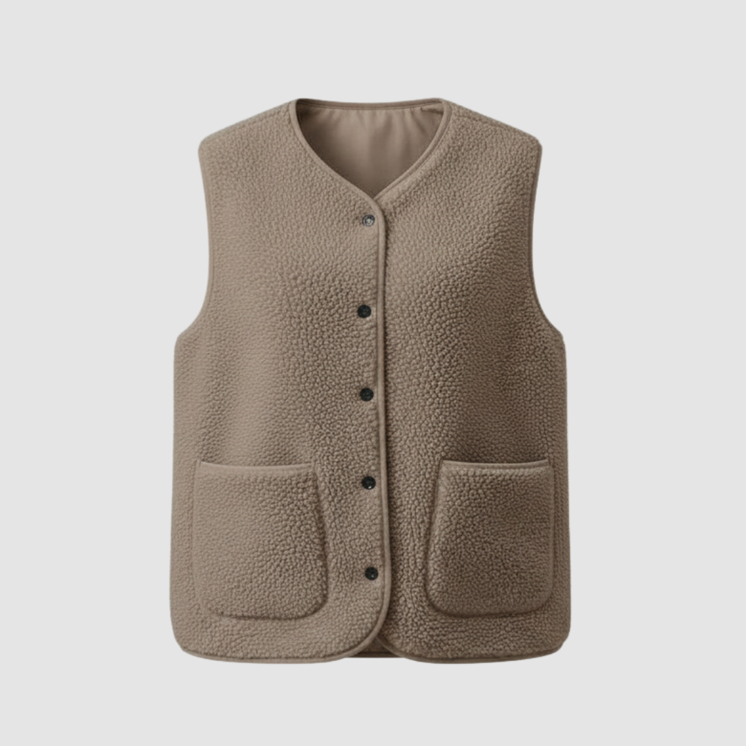 Winter Warm Elegant Fleece Vest Women