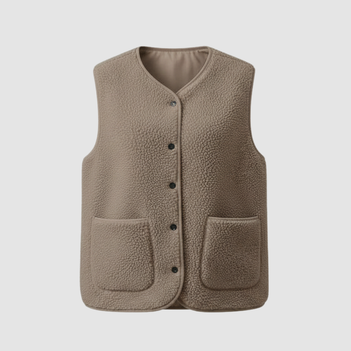 Winter Warm Elegant Fleece Vest Women