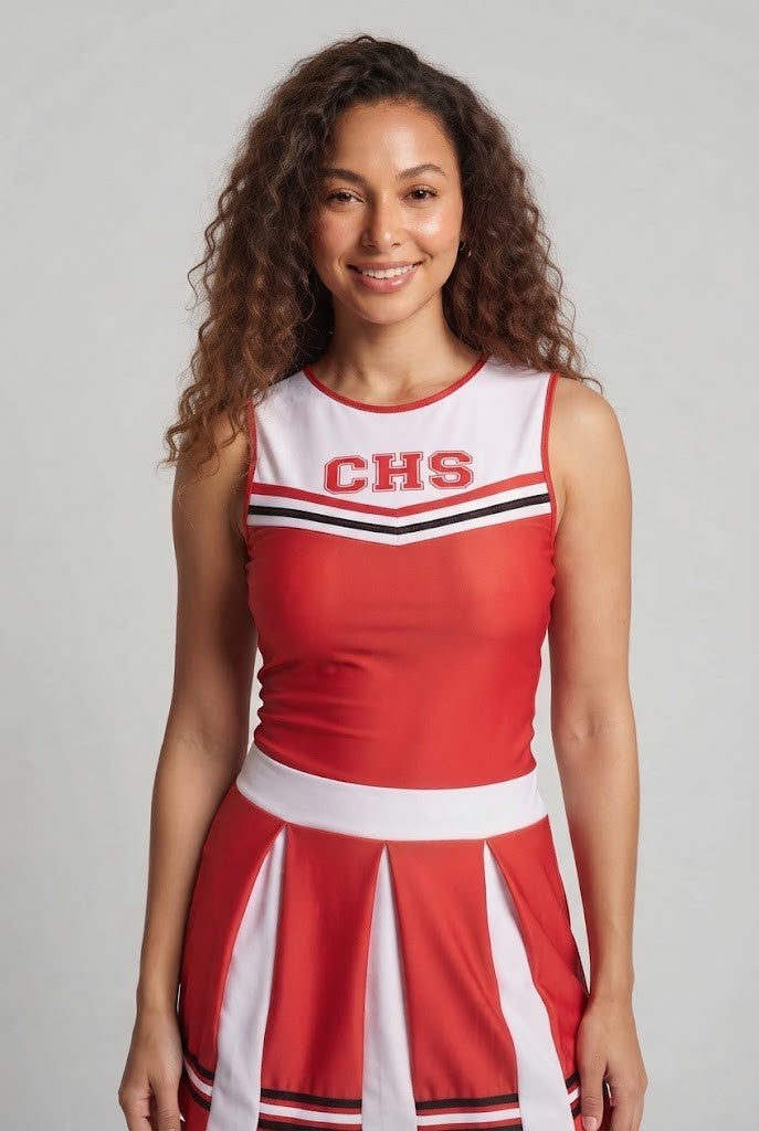 Women Cheerleader Costume with sporty accents Mune Fashion