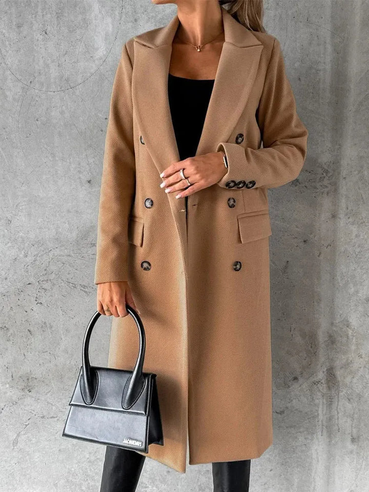 Mune | Winter coat with lapels for women