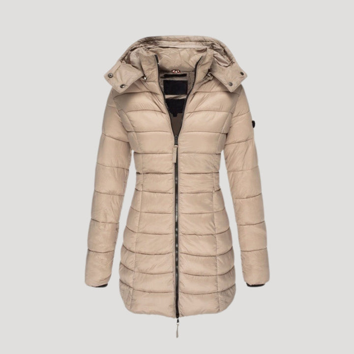 Mune | Women's long padded winter coat with hood puffer jacket