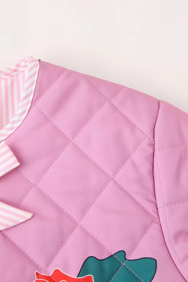 Mune | Print Bow Puffer Jacket