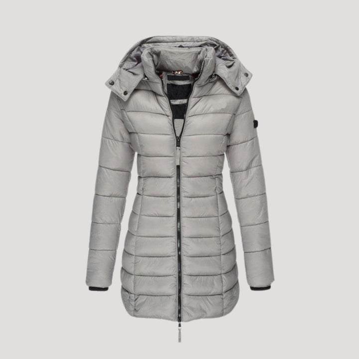 Mune | Women's long padded winter coat with hood puffer jacket