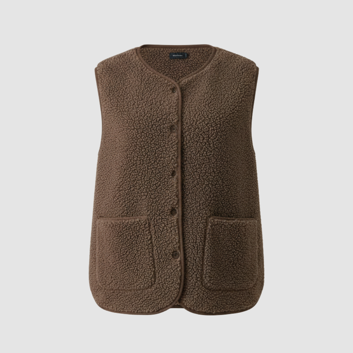 Winter Warm Elegant Fleece Vest Women