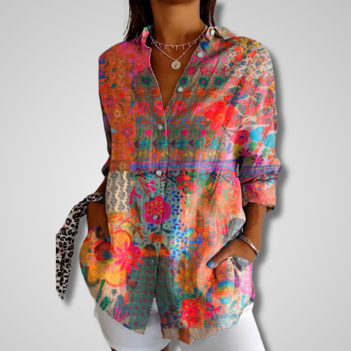Mune Fashion  | Women Summer Vintage Relaxed Shirt