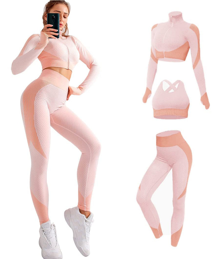 Seamless Activewear Set (3-piece)